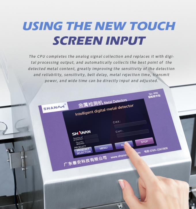 Y&uuml;ksek Duyarlılıklı Metal Detekt&ouml;r&uuml; Dondurulmuş Gıda Plastik Kimyasal Oyuncak End&uuml;strisi Taşıyıcı Kemeri &Uuml;reticisi 3