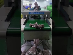 Yüksek duyarlılıklı kırık iğne metal dedektörü Tekstil endüstrisi için dijital dokunmatik ekran