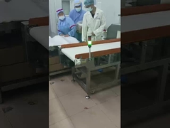 Yüksek hassaslıklı dönüştürücü kemer tünel ağ reddedilme ile gıda metal dedektörü