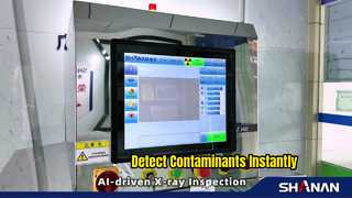 X-Ray Gıda Denetimi Metal Camı Algılıyor