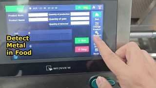 Gıda Metal Dedektörü Yabancı Nesneleri Algılıyor