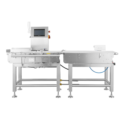 Sekizlik aralığı 3-15kg Kutu ve torba ürünleri Ağırlık Kontrol Ağırlık Sorter Dinamik taşıyıcı Çek tartıcısı Atıcı ile