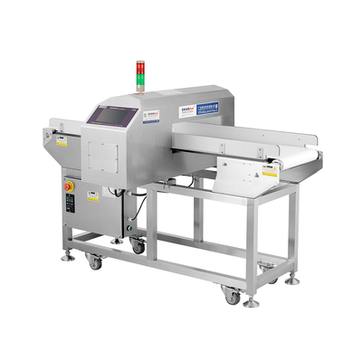 Yüksek Duyarlılıklı Gıda Derecesi Taşıyıcı Kemeri Metal Detektör Makinesi Et Deniz Yağları baharatlı ekmek