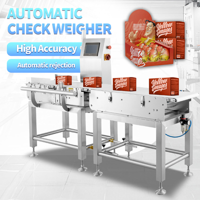 Su geçirmez Inline Conveyor Belt Yüksek Hızlı Kontrol Ağırlığı SUS304 ağırlık ayırma makinesi