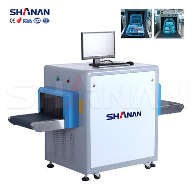 Röntgen ışınlı bagaj tarayıcı kullanan otel ve istasyon denetimi