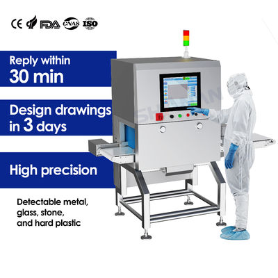 Food X Ray Machine For Chocolate Nut Canned Products Inspection Reject System (Çikolata Mısırlı Konserve Ürünler İçin Gıda X Ray Makinesi)