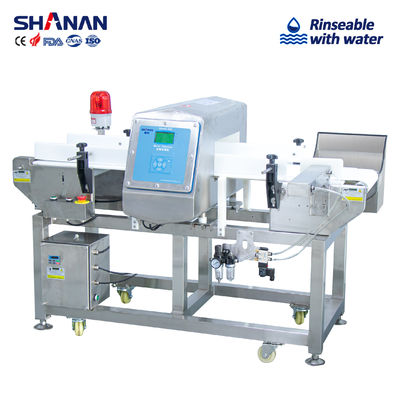 Su Geçirmez Otomatik Gıda Durulanabilir Su ile Metal Dedektörü Gıda Metal Algılama Ekipmanı