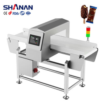 50-60Hz Gıda Metal Detektörü Gıda Üretim Çevresinde Metal Dedektörünü Sağlayan Paslanmaz 304'ün Tam Yapı Alımları ile Donanımlı